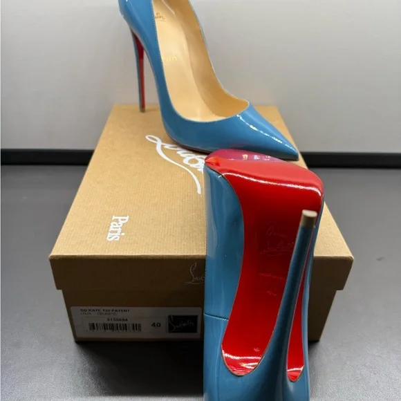 Christian Louboutin Blue Women's Heels - Picture 6 of 7